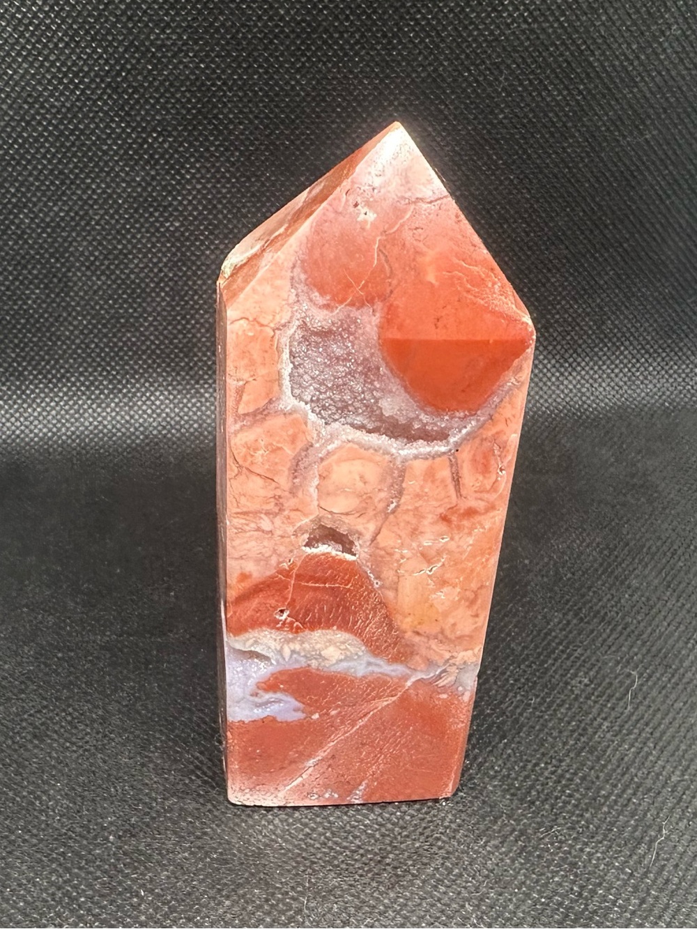 Cotton candy agate Tower